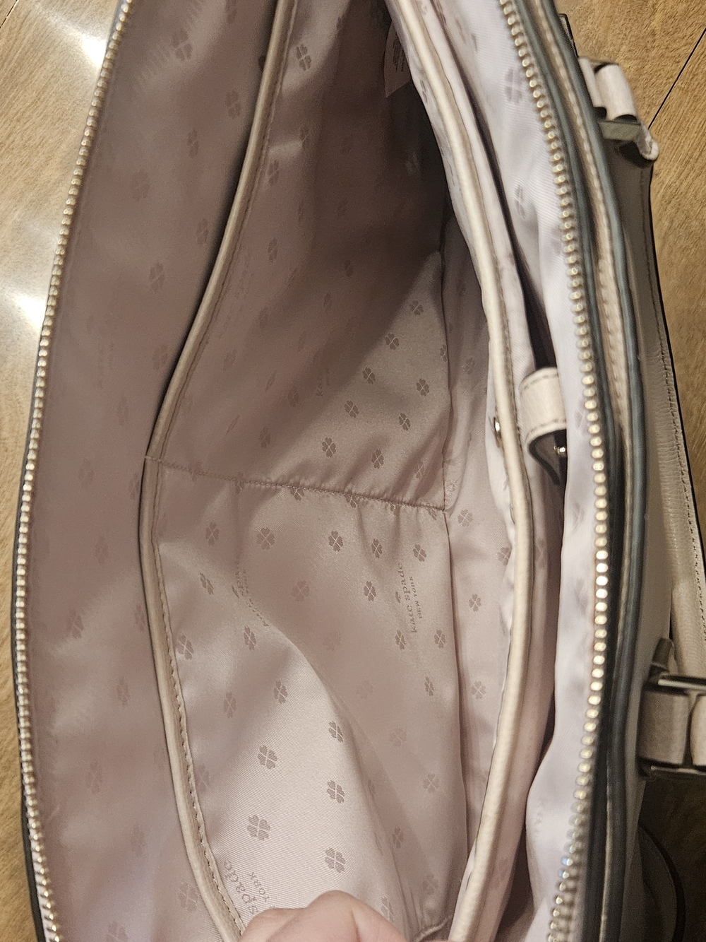 kate spade Light Pink Leather Laptop Carrier Satchel - Picture 5 of 9
